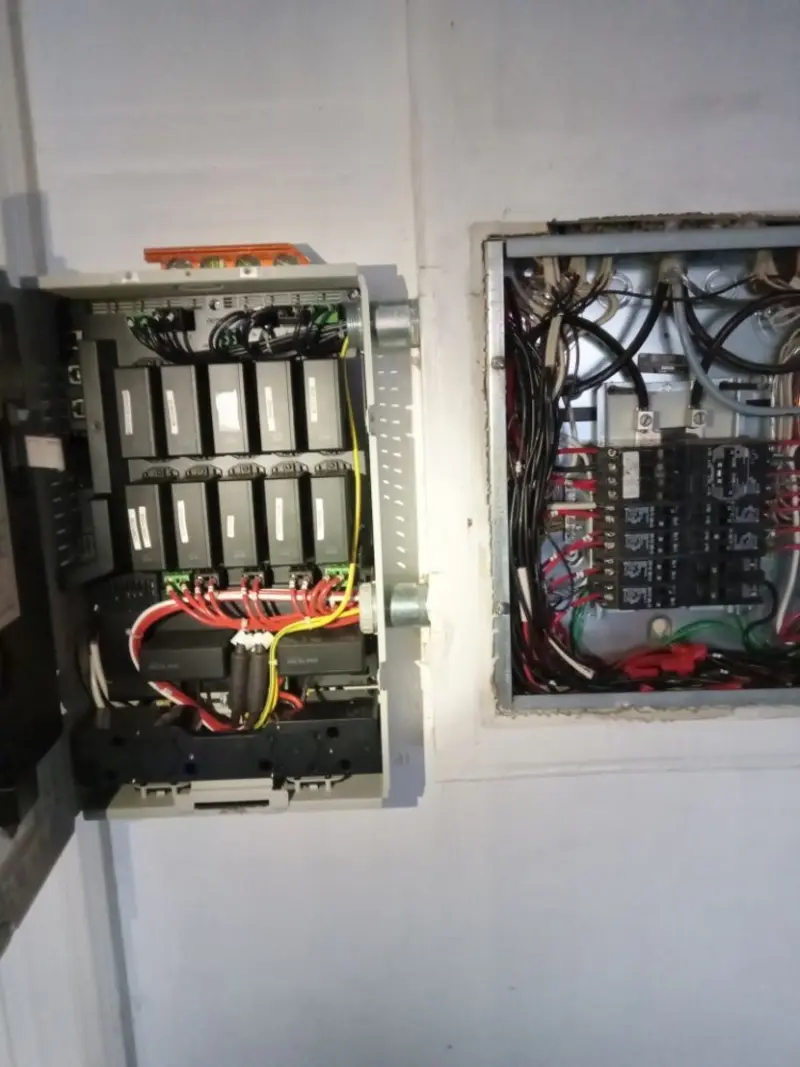 Electrical panel upgrade completed for Indoor Lighting Installation in Rigby